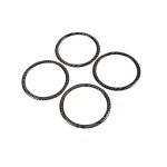 Real Carbon Fiber car stickers Car accessories Interior decorative Door Horns  stickers For BMW New 3 4 Series/3 Series GT