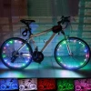 Rechargeable LED Bicycle Wheel Lights Front and Rear Spoke Lights Cycling Decoration Tire Strip Light