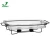 Import Rectangle Borosilicate Glass Bakeware Dish With Warmer Candle Rack from China