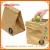 Import Recycle Food Grade Insulated Cooler Brown Tyvek Paper Lunch Bag with Magnetic Closure from China