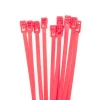 Red Releasable PVC Colorful Plastic Cable Tie Zip Tie Nylon 66 Made In China