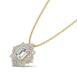 REYES Personalized Fine Jewelry Women Accessories 925 Sterling Silver moissanite Pendant Anniversary Gift Luxury Wedding Gifts