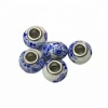 Ring-shaped color loose color ceramic porcelain jewelry big large hole spacer beads wholesale China factory traditions