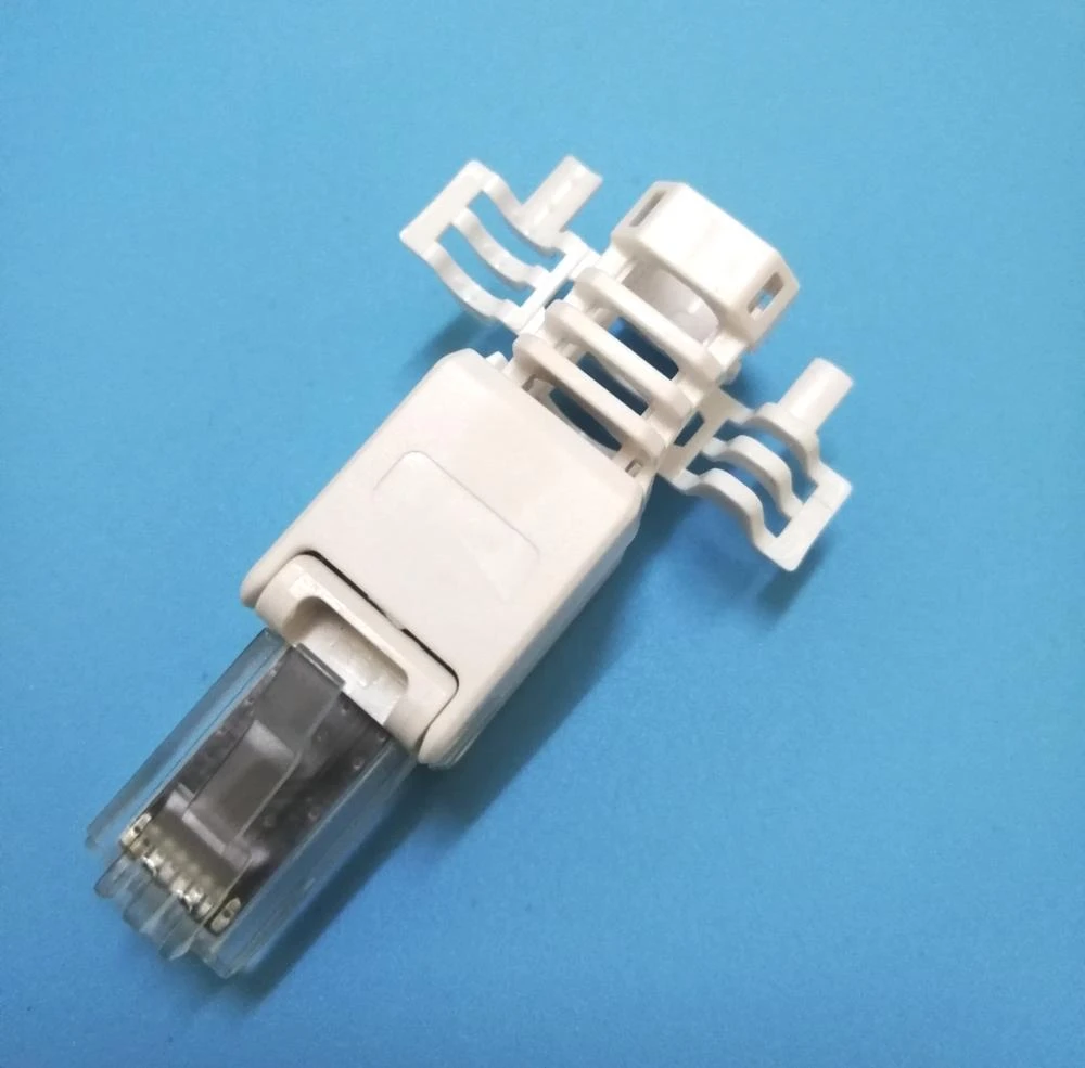 RJ45 Toolless plug 8P8C Male cat6A toolless Modular plug connector