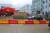 Import Road traffic warning high flexible removable red and yellow two holes water filled barrier from China