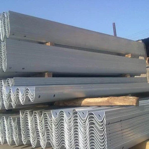 Roadway safety prices standard galvanised steel guardrail with china