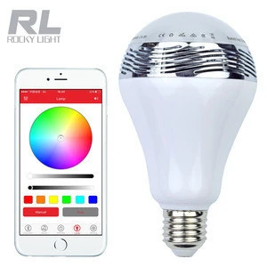Rocky Light Best- selling bluetooth led lamp , led lightbulbs bluetooth speaker , speaker music led bulb