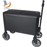 Rolling Ice Cooler, Cart Stainless Steel outdoor cooler