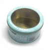 Round Empty Tea Candy Cookie Chocolate Tin Box Metal Tin Can Container With see through Clear Window