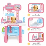 RTS Pretend Play Toys Pet Care Shop Role Playing Set  Toys Dress Up Animals Grooming Table Toy