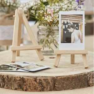 Rustic Country Wedding Sign Wood Holders Stands Mini Wooden Easels