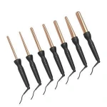 Sabeco Beauty Hair Curler Popular Curling Wand Rose Gold 7 Sizes Titanium Barrel Hair Curler Iron