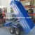 Import sansen CE Farm trailer tipper with hydraulic power unit, farm garden tandem trailers outdoors hardware tools home apdater from China