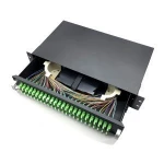 sc lc singlemod sm multi-mode mm drawing type fiber patch panel 1u 24 cores fo patch panel