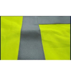 security equipment road safety clothing 100% polyester fabric safety reflective vest