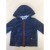 Import Sedex Customization baby kids fashion jackets printed autumn outdoor coat dark blue hooded jackets from China