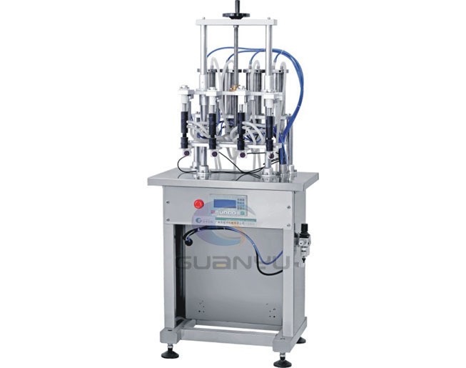 Semi-automatic Vertical Filling Machine for Cosmetic, Pharmaceutical, Food