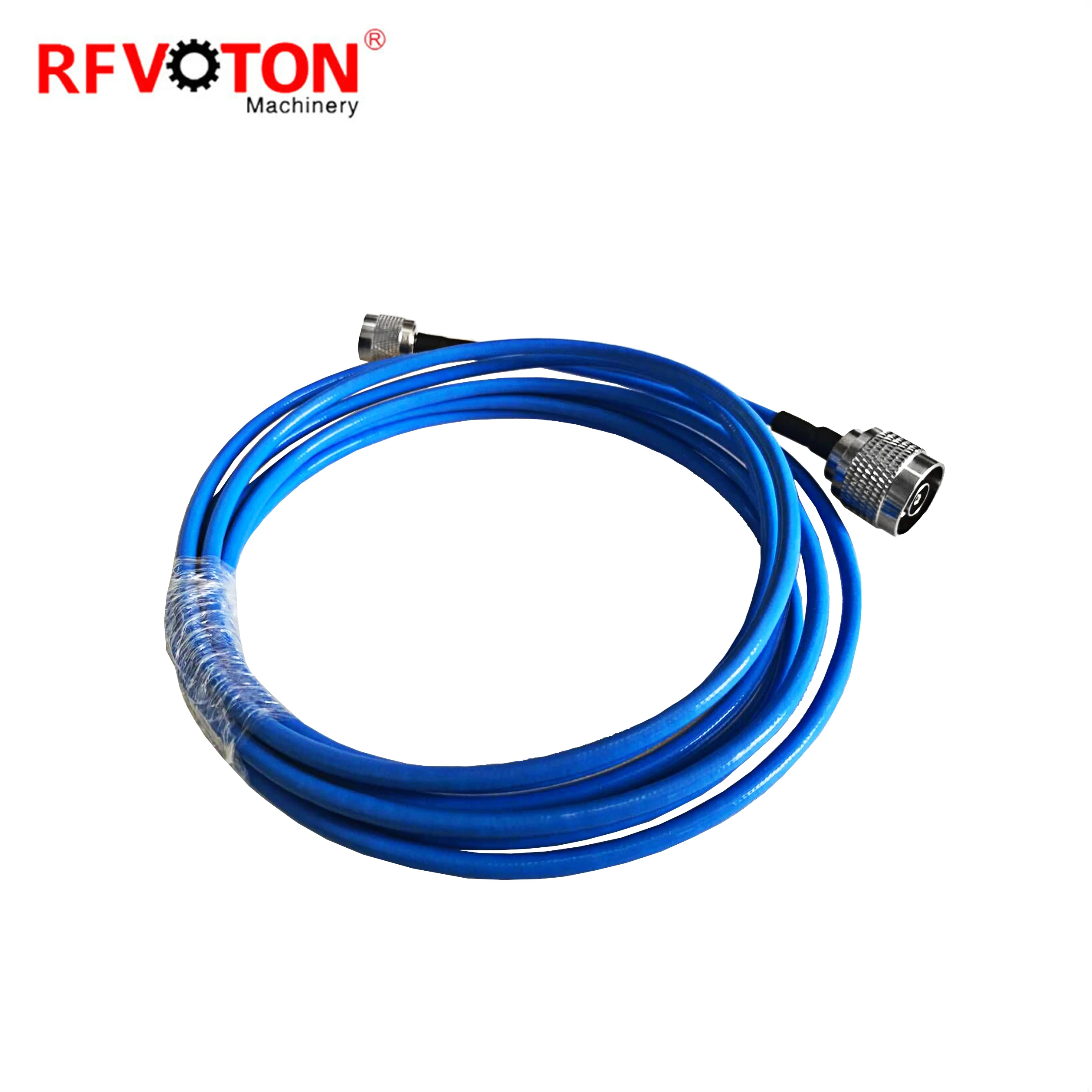 Semi-Flexible .086 Jumper Cable Semi-Rigid .086 Cable Assembly RP N Male Plug To RP TNC Male Plug Pigtail Cable