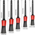 SEQ Different size Plastic Handle portable car wash brush Car Detailing Brushes for Cleaning Wheels Engine seat and vent