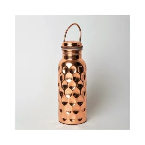 Set Of Two Printed Pure Copper Water Bottle Drinkware Latest Modern Design Cheap Price Juice And Water Bottle