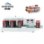 SF-1800 Hot! Guangzhou Plastic Cover Sealing Machine Aluminum Foil Bottles Jars Sealer Manufacturer (V)