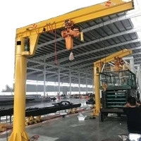 Shandong Tavol 360 Degree Rotating   2 Ton 3 Ton 5 Ton column mounted jib crane  for Plastic Workshop