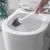 Import Silicone Bathroom Brush Holder Set White Toilet Bowl Cleaner Brush and Holder from China
