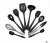 Import Silicone Cooking Kitchen Utensils Set with Holder Cooking Tool Kitchen Gadgets Set for Nonstick Cookware from China