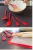 Import Silicone Kitchen Utensils Set (5 Piece), ,High Heat Resistant to 480F,Hygienic One Piece Design Kitchen Tools Set(Red) from China