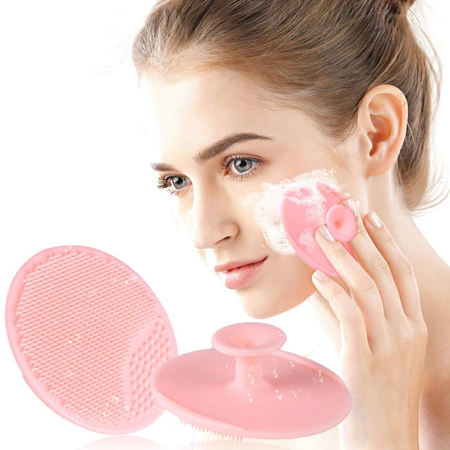 Silicone margin brush beauty personal care face cleansing brush