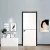 Import Simple Design Waterproof Laminated Interior Wpc Flush Door from China