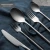 Import Simple spoon fork knife chopsticks matel stainless steel nordic dinner table set custom restaurant gift Matte Wire Flatware from China