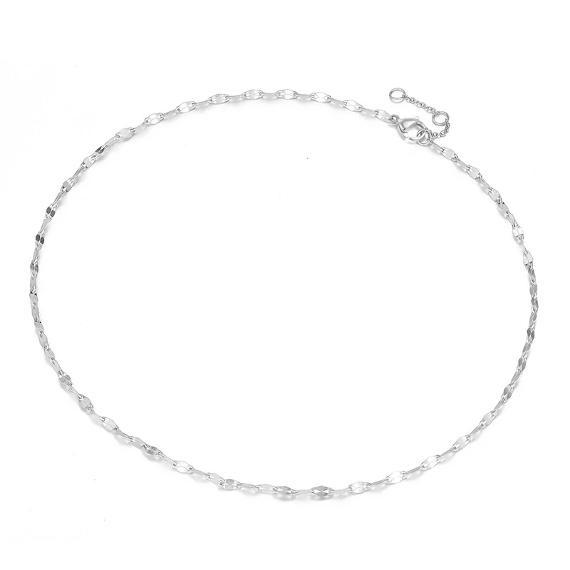 Single Layer Chain Necklace Personality Creative Stainless Steel Accessories Necklace Clavicle Chain