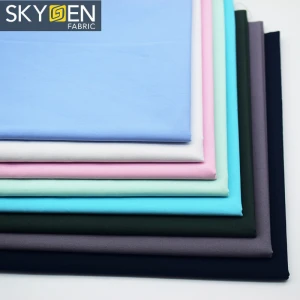 Skygen best selling products combed woven sateen textile japanese 100% cotton voile fabric