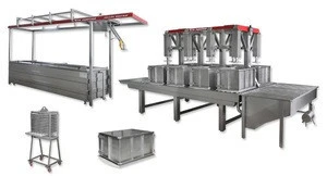 small and large cheese processes vat
