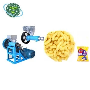 Small corn snack extruder machines with seven moulds supply