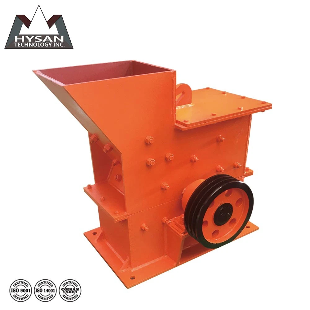 Small mobile rock crushing hammer crusher for sale