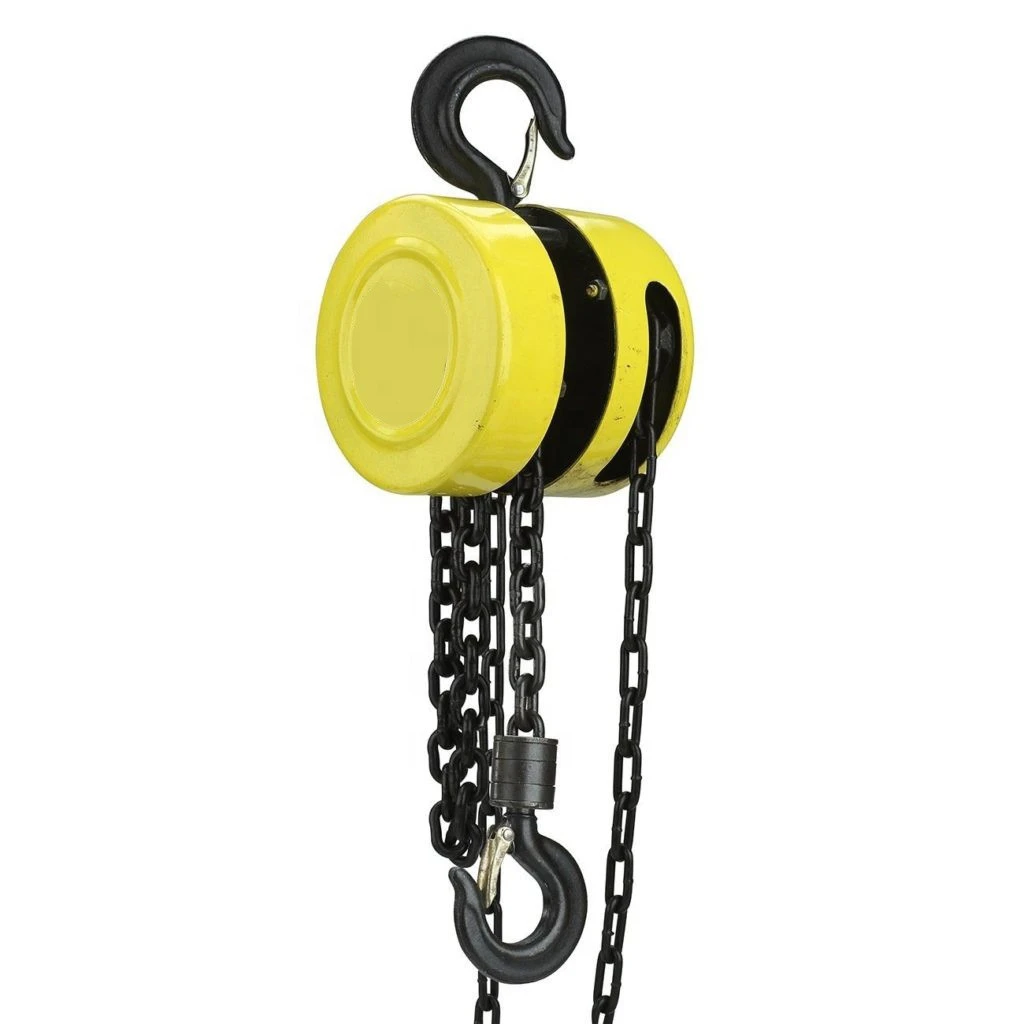 small size hand chain hoist Manual lifting chain pulley Chain block