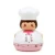 Import small sound novelty chef kitchen timer from China