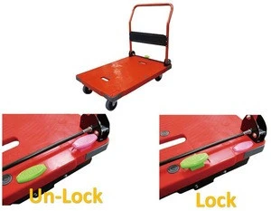 Smooth smooth hand truck for industrial use easy to lock