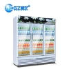 Soft Drink Showcase Single Glass Door Refrigerator And Freezer
