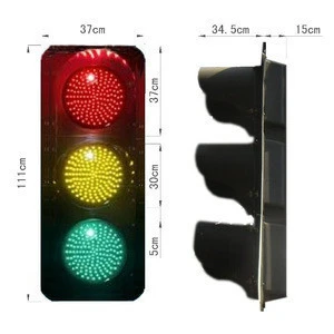 solar system traffic signal light and digital countdown timer LED Traffic Light with 3 Signal Head safety equipment