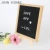 Import Solid Paulownia Wooden 10x10 Inches  Include 340 Letters  Wooden Standing  Plastic Box Changeable Felt Letter Board from China