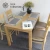Import Solid Rubber Wood Design Chairs Dining Room Restaurant Natural Color With PU Cushion from Vietnam