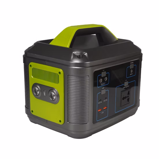 500W 600W 1000W Power Bank AC/DC Inverter Portable Power Station LED Light for Outdoor
