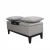 Import Square Fabric Storage Ottoman Bench with Wooden Tray Table and Cushion from China