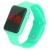 Import Square mens Digital watch Gift Silicon LED Watch from China