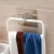 Import Square strong suction cup towel rack bathroom wall-mounted towel ring plastic kitchen towel holder from China