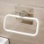 Import Square strong suction cup towel rack bathroom wall-mounted towel ring plastic kitchen towel holder from China