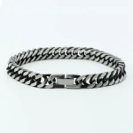 Stainless Steel Braid Chain High Quality Jewelry Special Design New Style Retro Men Bracelet